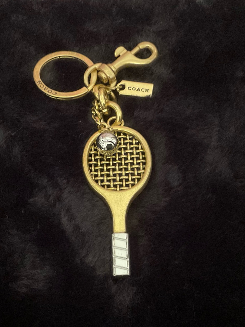 Tennis Racket Bag Charm / Keychain - Picture 2 of 3